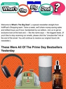 Get these bestselling Prime Day sales before they’re gone