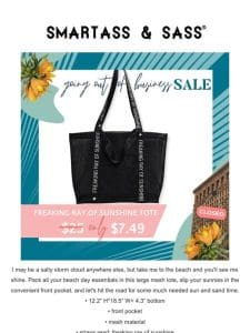 Get this *new* mesh beach tote for only $7.49