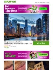 Get up to 10% off! Chicago Architecture Boat Tour