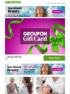 Get up to 10% off! ?? Groupon Gift Card