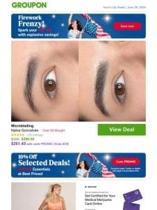 Get up to 10% off! Microblading