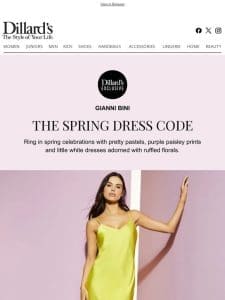 Gianni Bini: The Spring Dress Code