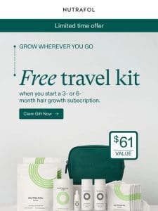 Gift arriving ?? FREE Travel Kit