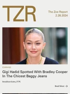 Gigi Hadid Spotted With Bradley Cooper In The Chicest Baggy Jeans