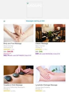 Give Her the Mother of All Gifts: Massages Start at Only $30 for Mother’s Day! ?