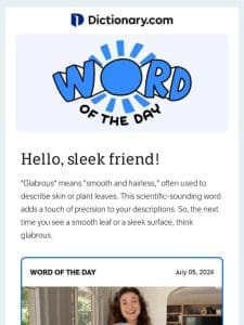 Glabrous — A Smooth Word for Today!