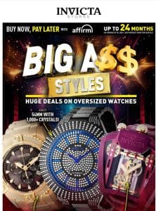 Go BIG Or GO HOME❗️ HUGE DEALS On Oversized Watches❗️