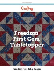 Going LIVE: Freedom First Gem Table Topper with Colleen Tauke