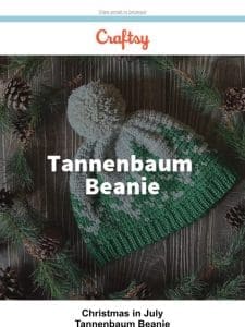 Going LIVE: Tannenbaum Beanie with Brenda K.B. Anderson