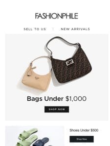 Gorgeous Bags Under $1，000