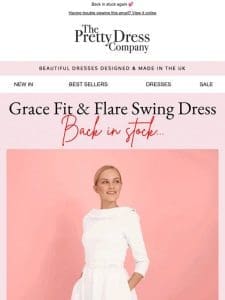 Grace Fit & Flare Swing Dress Back In Stock