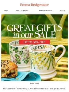 Great Gifts In Our Sale | Up To 50% Off
