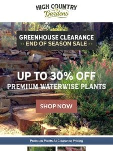 Greenhouse Clearance | Up To 30% Off