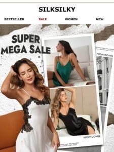 HALF PRICE 丨LUXURIOUS NIGHTGOWNS & ROBES FOR HER