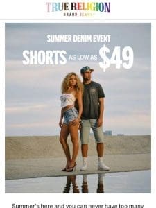 HEY SHORTY! COP $49 SHORTS