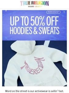 HOODIES ARE 50% OFF ?