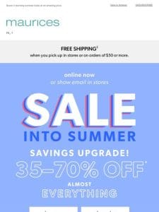 HOT DEAL: 35-70% off summer style ??