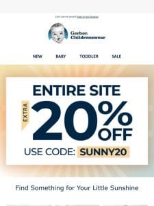 ? HOT HOT DEALS ? Extra 20% Off Sitewide