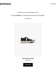 HTN X Low – Black has dropped in price.