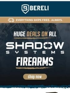 ?HUGE Discounts on ALL Shadow Systems Pistols