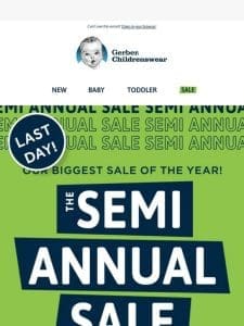 ? HUGE Semi Annual Sale Ends TONIGHT ?