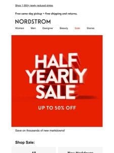 Half-Yearly Sale is ON ?