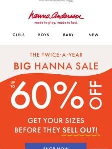 Hanna Sale   Up To 60% Off