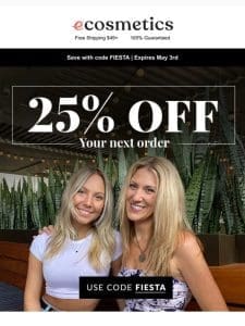 [Happening Now] Save 25% for Mother’s Day!