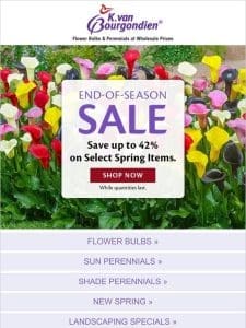 Happening now! Our biggest sale of the season ??