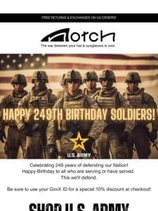 ?? Happy 249th Birthday Army! ??