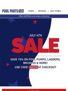 Happy 4th! Save up to $400