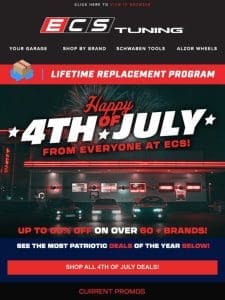 Happy 4th of July from Everyone at ECS Tuning!