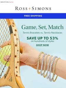 Have a LOVE for diamond tennis jewelry? You’re about to taste victory