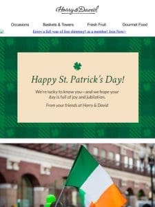 ? Have a wonderful St. Patrick’s Day ?