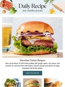 Hawaiian Turkey Burgers