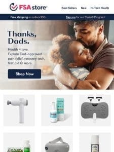 Health favorites dads thrive on: tech， muscle recovery & more