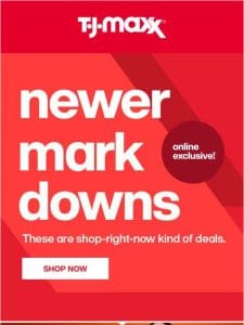 Hellooo， MARKDOWNS ?