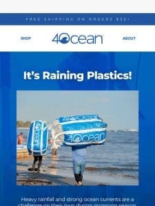 Help us prevent a rain of plastic!