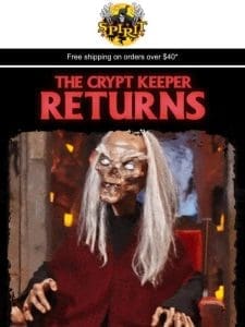 He’s baaack: The Crypt Keeper!