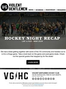 Hockey Night in LA Recap ?