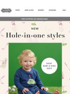 Hole-in-one NEW arrivals?