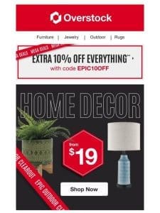 Home Decor Starting at $19?! Yes Please!