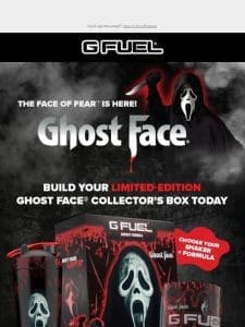 Horror megafans   Build your Ghost Face® Collector’s Box!
