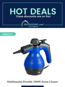 Hot Deals – 66% OFF Multifunction Portable 1050W Steam Cleaner