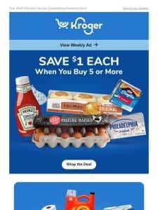 Hot ? Weekly Ad Deals Have Arrived | SAVE $1 Each on 5+