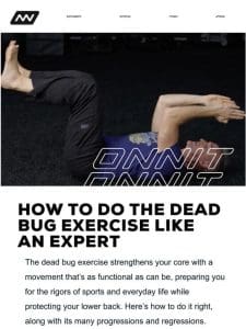 How To Do The Dead Bug Exercise Like An Expert