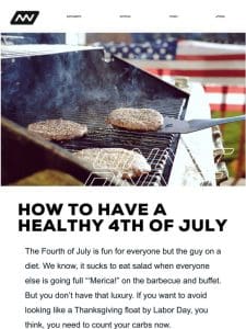How To Have A Healthy 4th Of July
