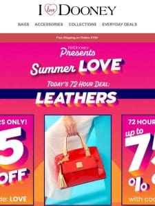 How To: Save Up to 75% Off on Summer Leather Styles.