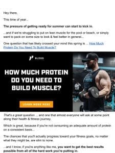 How much protein do you need?