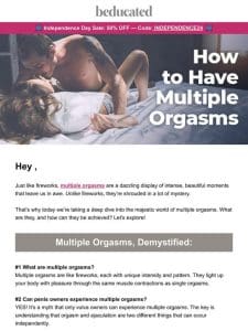 How to Have Multiple Orgasms  ✨